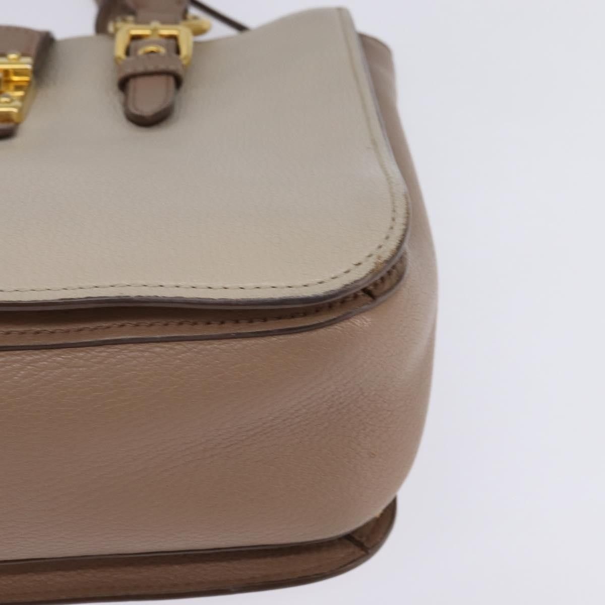 Miu Miu Miu Miu Madras Convertible Lock Tote Leather Size ONE SIZE - 10 Thumbnail