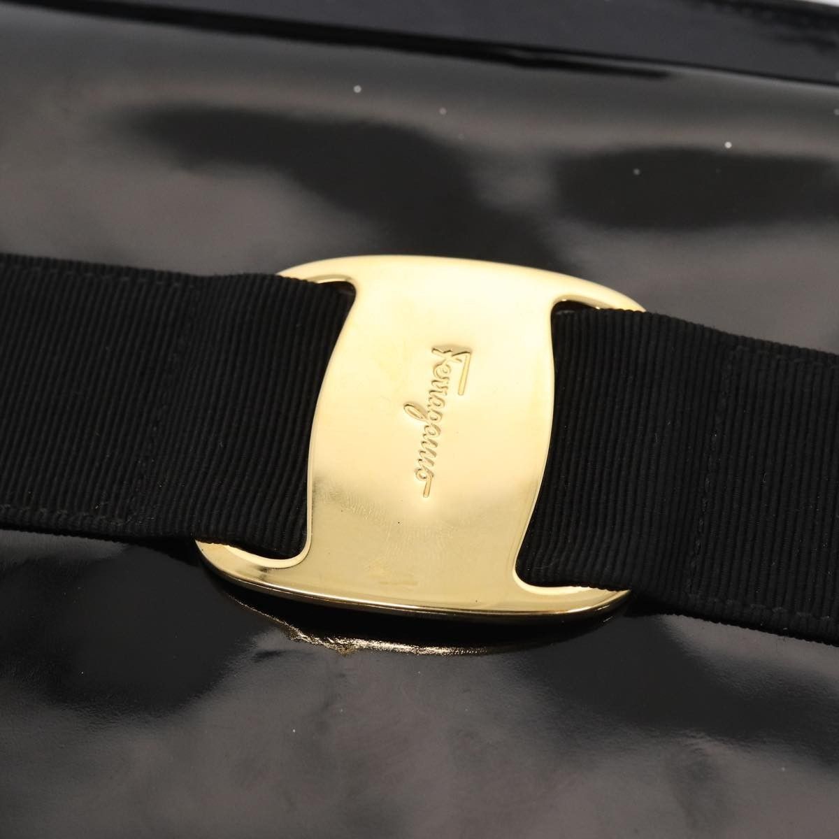 Salvatore Ferragamo Salvatore Ferragamo Vala Shoulder Bag Patent Leather Size ONE SIZE - 12 Thumbnail