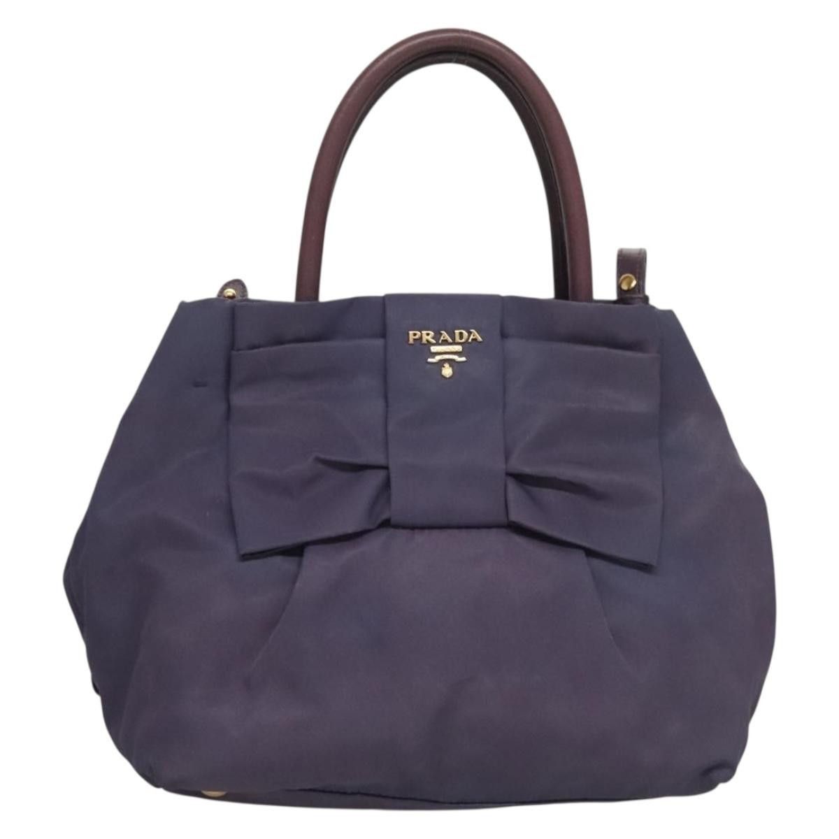 Prada Prada Bow Tote Tessuto Size ONE SIZE - 23 Thumbnail