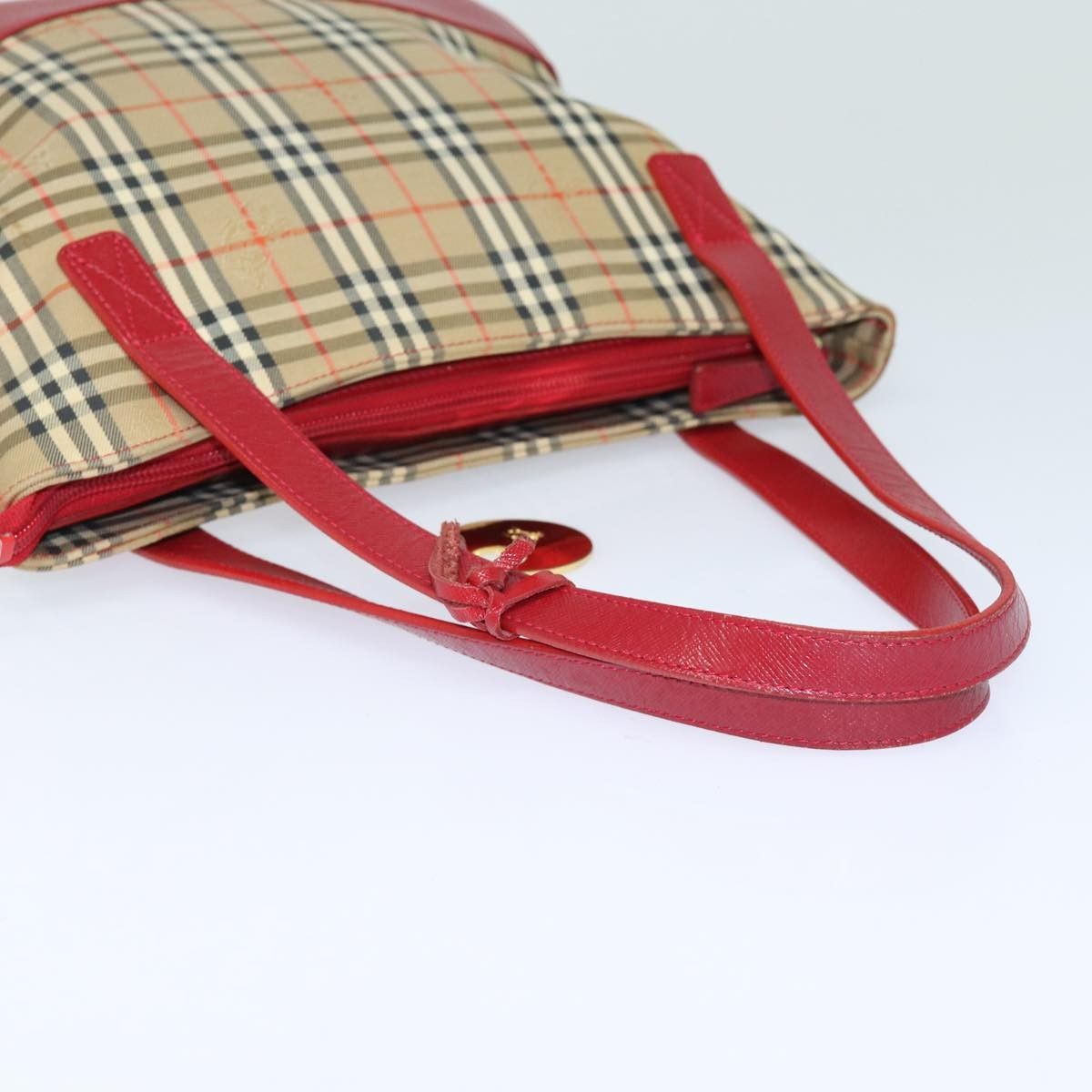 Burberry Burberry Nova Check Tote Canvas and Leather Size ONE SIZE - 7 Thumbnail