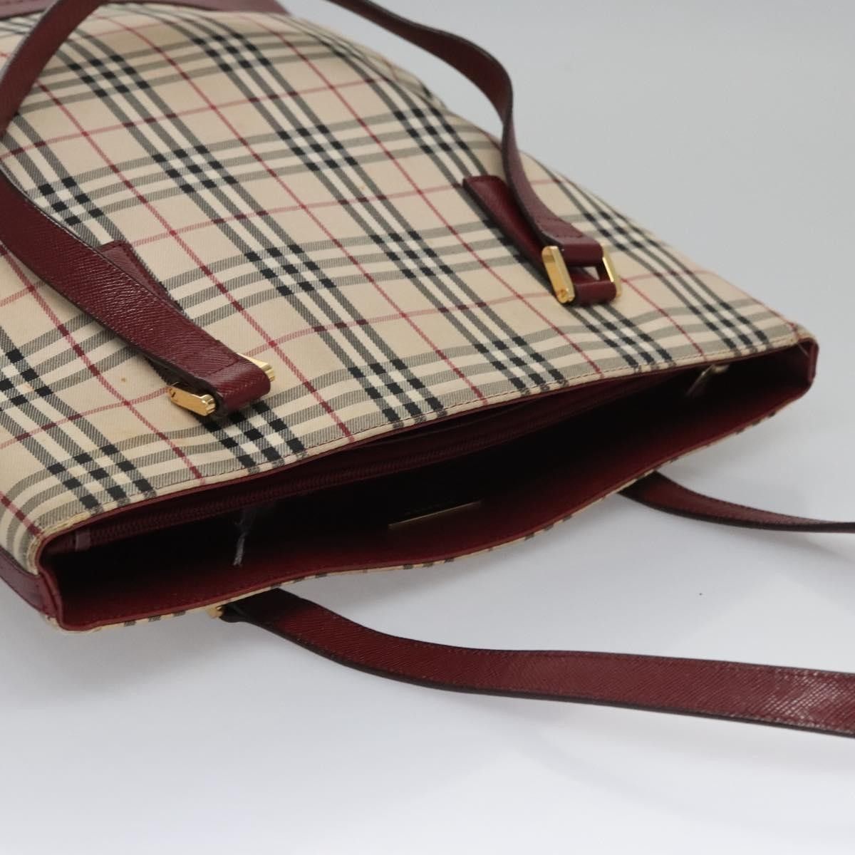 Burberry Burberry Nova Check Tote Canvas and Leather Size ONE SIZE - 15 Thumbnail