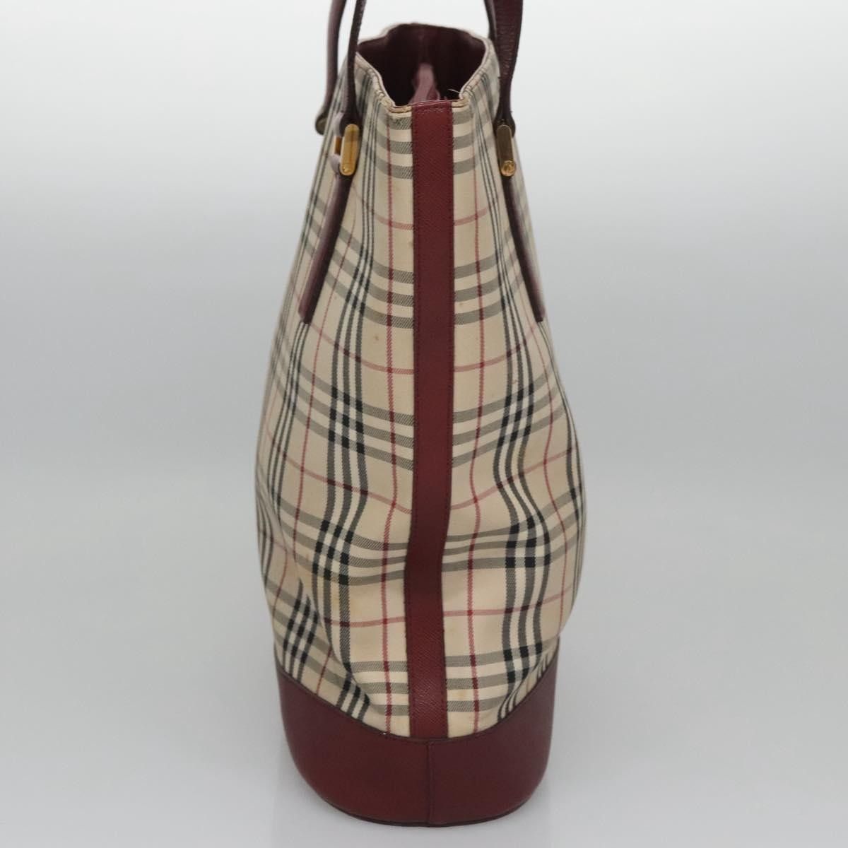 Burberry Burberry Nova Check Tote Canvas and Leather Size ONE SIZE - 4 Thumbnail