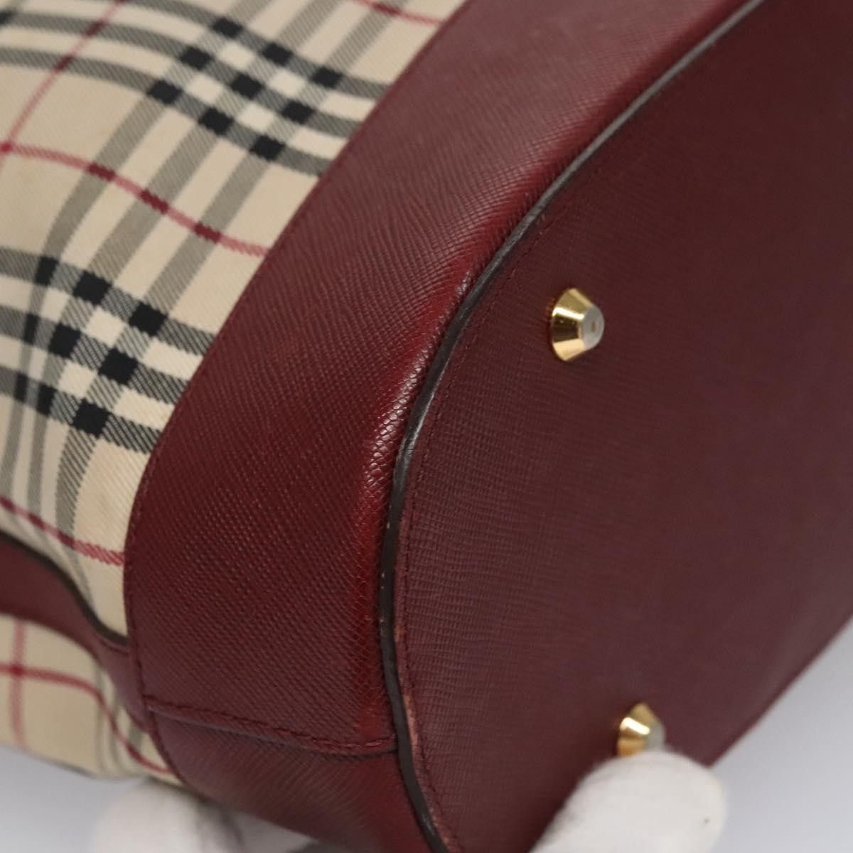 Burberry Burberry Nova Check Tote Canvas and Leather Size ONE SIZE - 8 Thumbnail