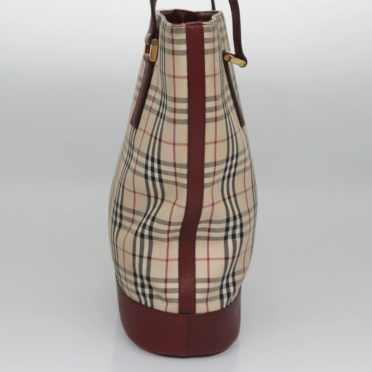 Burberry Burberry Nova Check Tote Canvas and Leather Size ONE SIZE - 3 Thumbnail