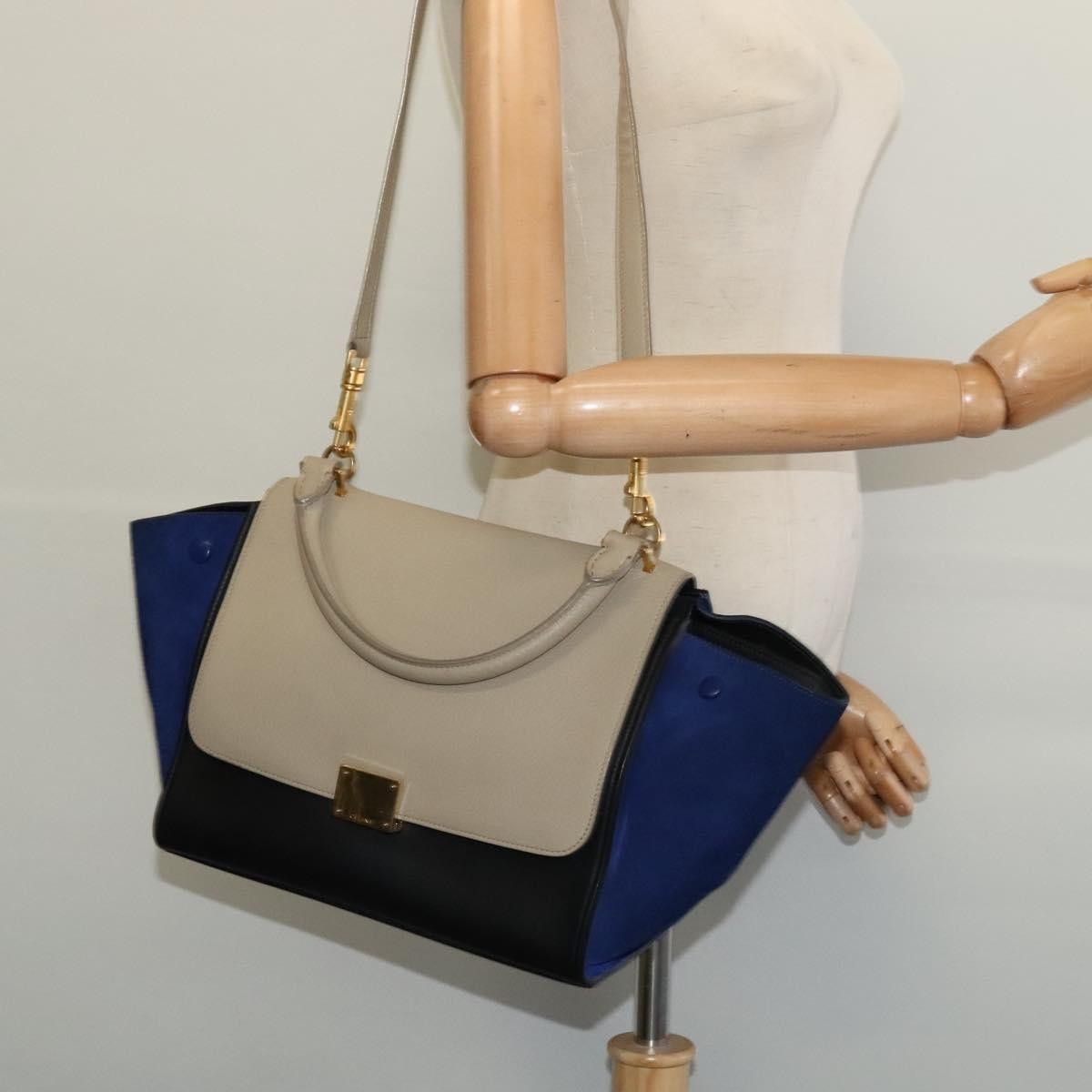 Celine Celine Tricolor Trapeze Bag Leather Size ONE SIZE - 15 Thumbnail