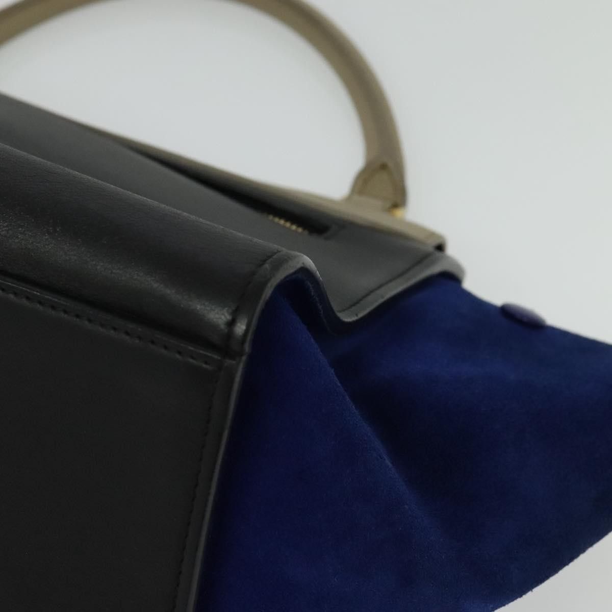 Celine Celine Tricolor Trapeze Bag Leather Size ONE SIZE - 10 Thumbnail