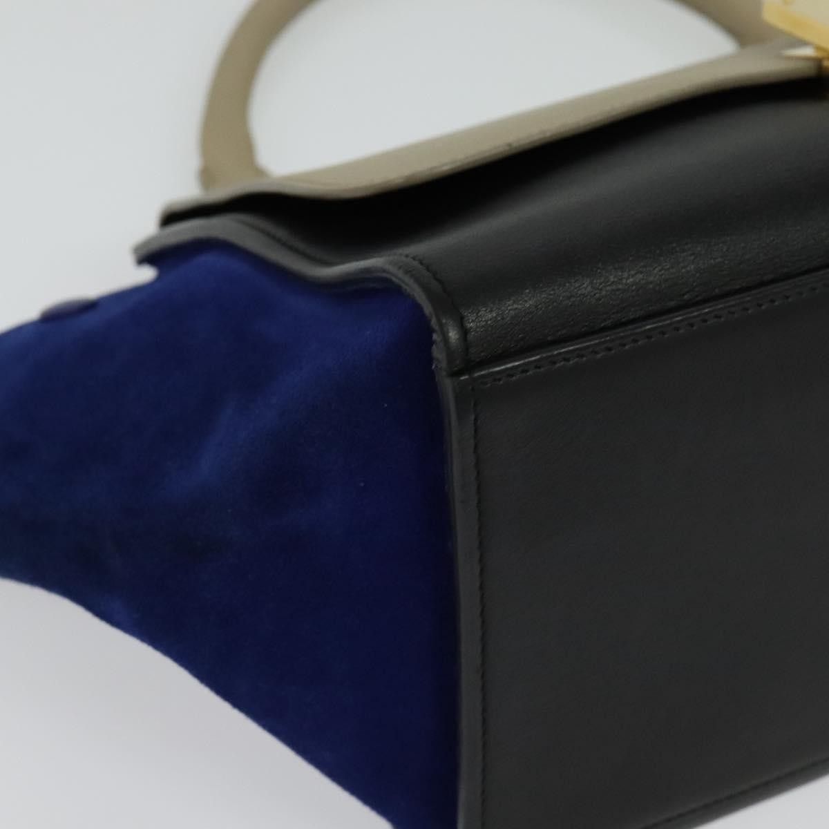 Celine Celine Tricolor Trapeze Bag Leather Size ONE SIZE - 9 Thumbnail