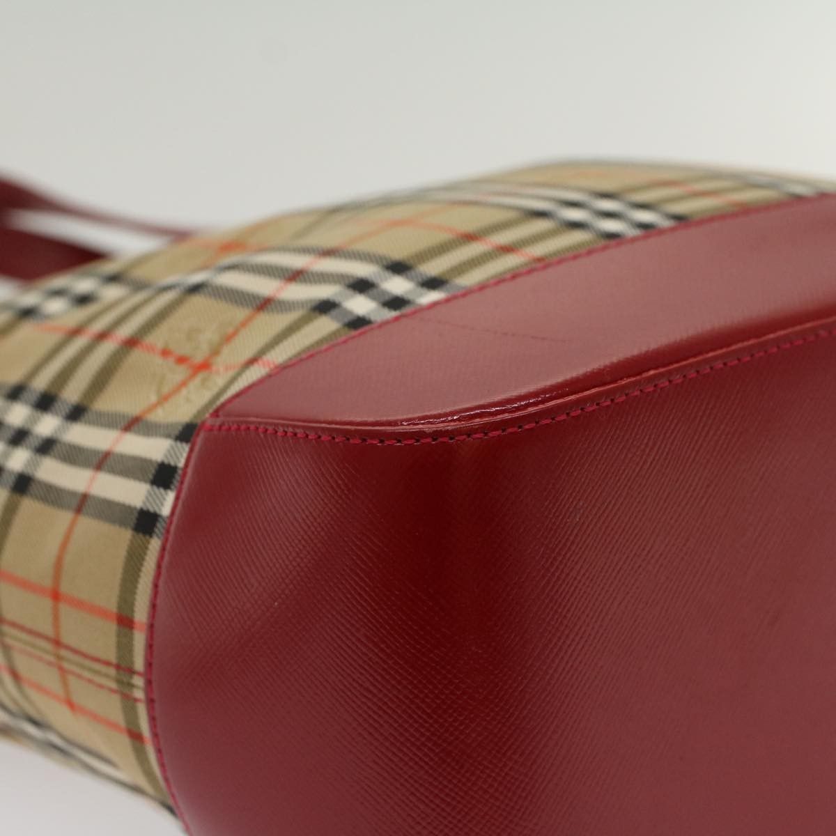 Burberry Burberry Nova Check Tote Nylon and Leather Size ONE SIZE - 9 Thumbnail