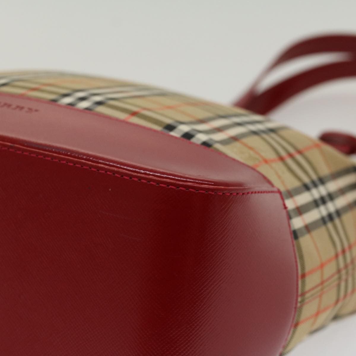Burberry Burberry Nova Check Tote Nylon and Leather Size ONE SIZE - 7 Thumbnail