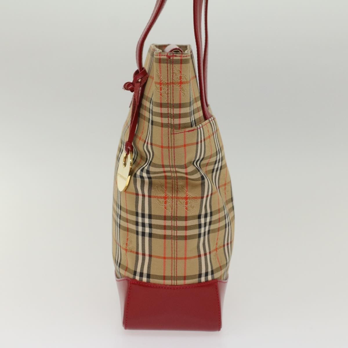Burberry Burberry Nova Check Tote Nylon and Leather Size ONE SIZE - 3 Thumbnail