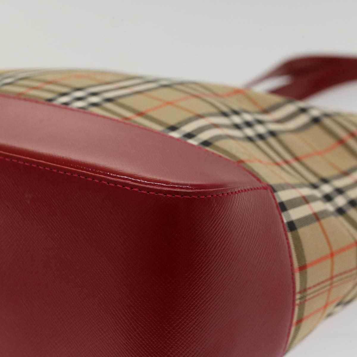 Burberry Burberry Nova Check Tote Nylon and Leather Size ONE SIZE - 10 Thumbnail