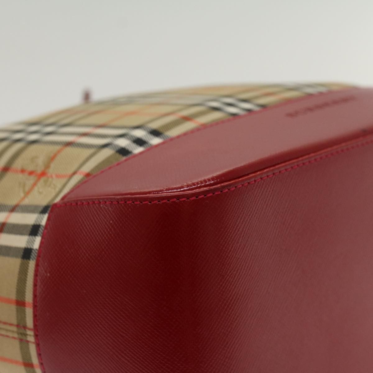Burberry Burberry Nova Check Tote Nylon and Leather Size ONE SIZE - 8 Thumbnail