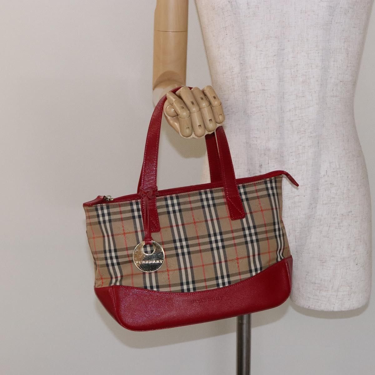 Burberry Burberry Nova Check Handbag Nova Check Canvas Size ONE SIZE - 13 Thumbnail