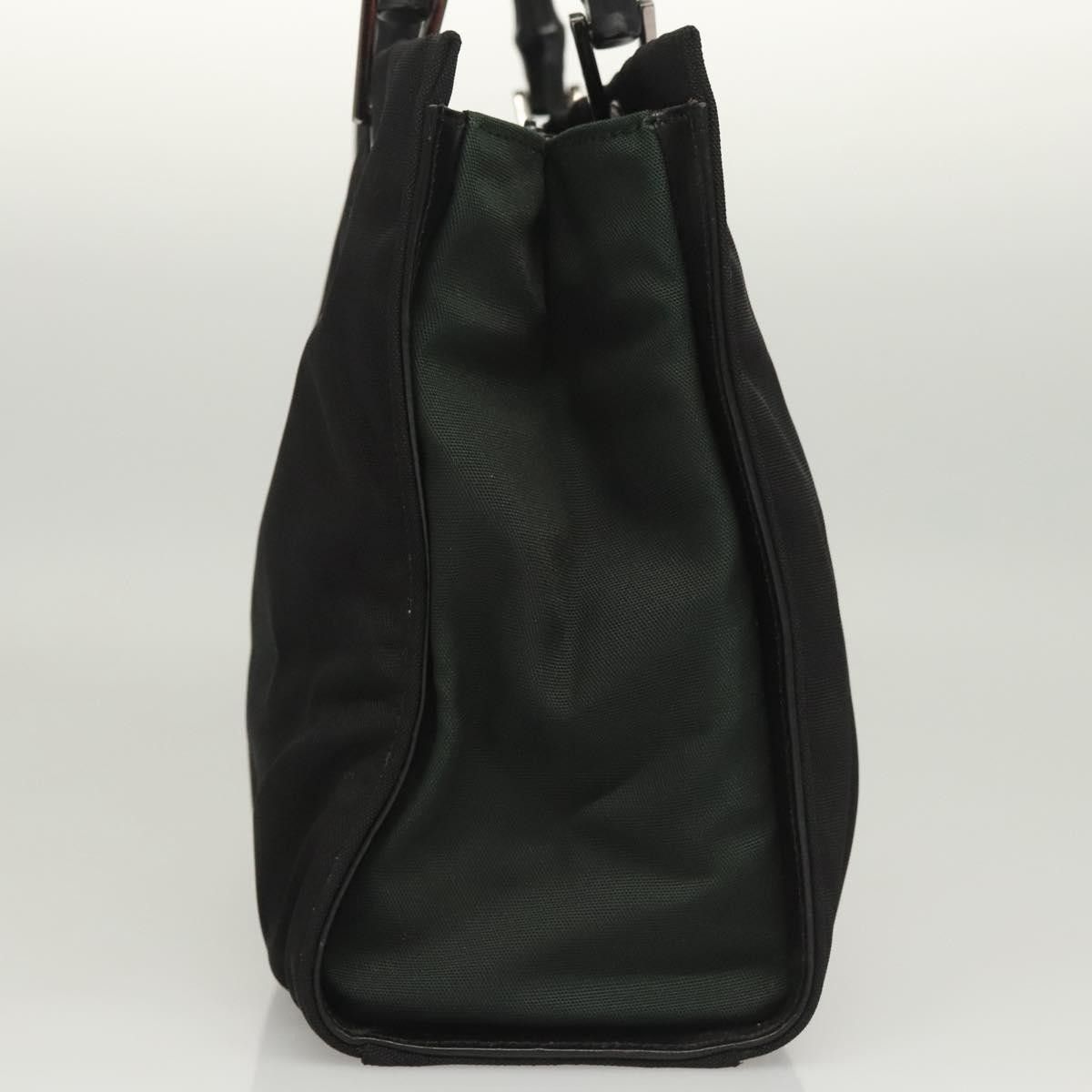 Gucci Gucci Vintage Bamboo Handle Tote Nylon Size ONE SIZE - 4 Thumbnail
