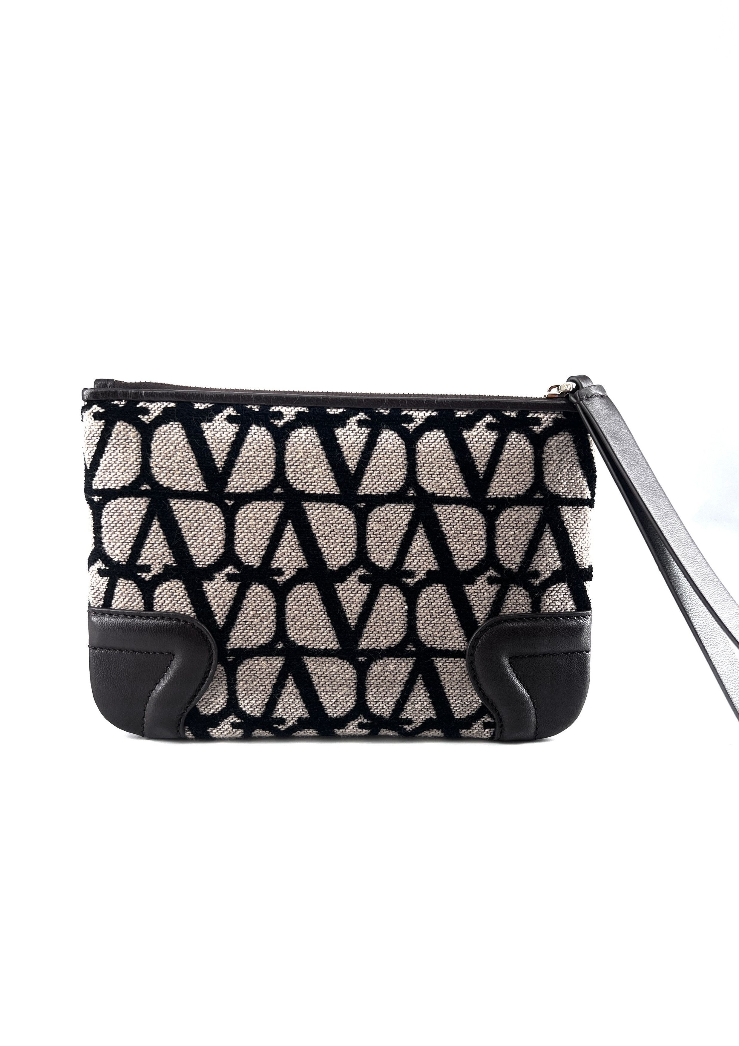 Valentino Valentino Garavani Valentino Pouche VLogo Canvas Size ONE SIZE - 2 Thumbnail