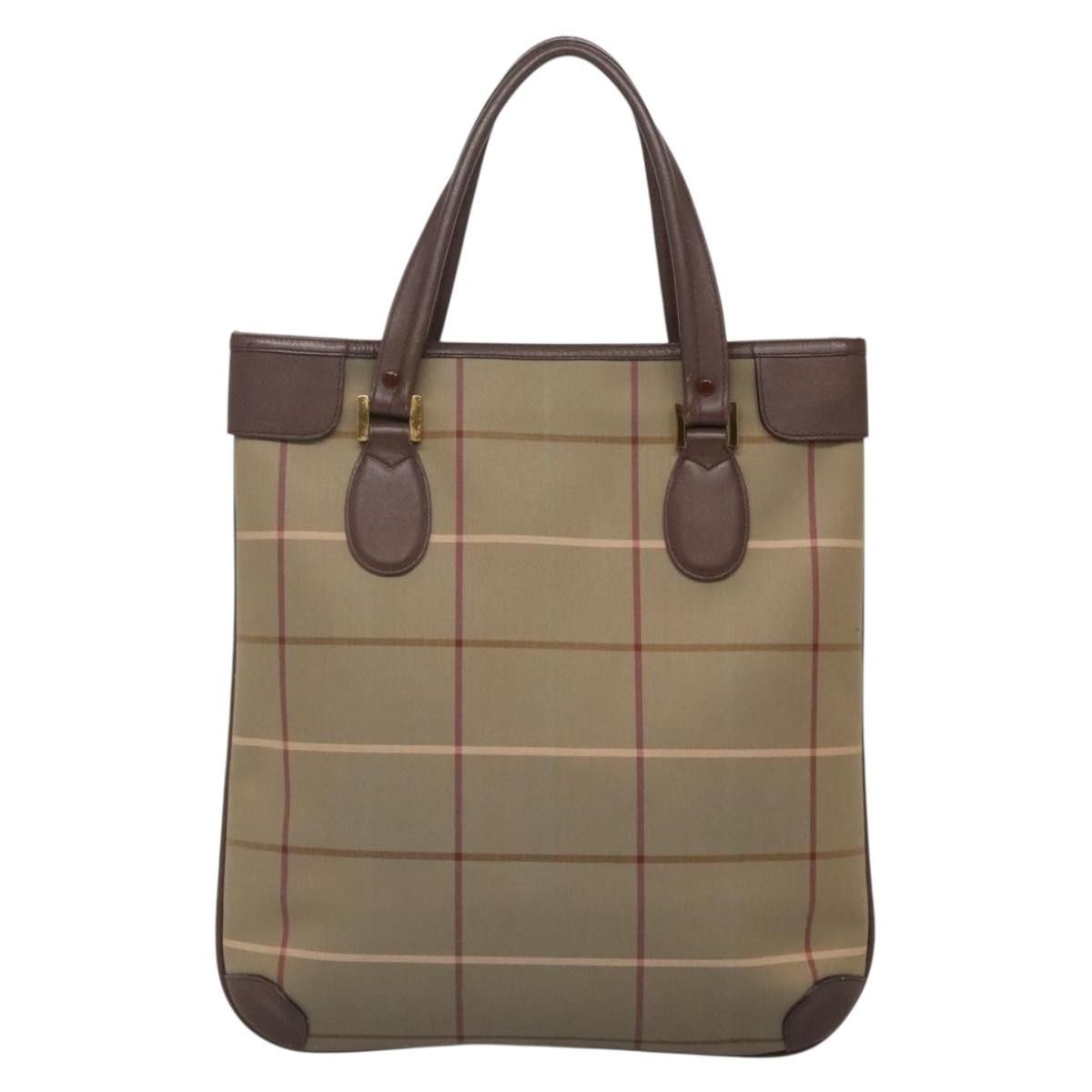 Burberry Burberry Nova Check Tote Canvas and Leather Size ONE SIZE - 2 Thumbnail