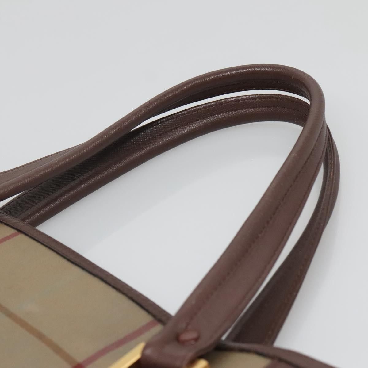 Burberry Burberry Nova Check Tote Canvas and Leather Size ONE SIZE - 16 Thumbnail