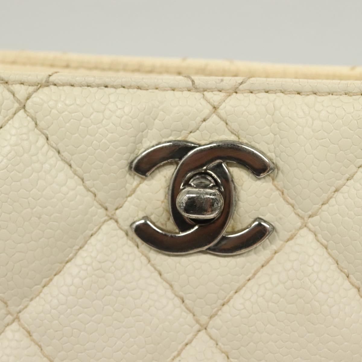 Chanel Chanel Vintage CC Shoulder Bag Quilted Caviar Size ONE SIZE - 13 Thumbnail