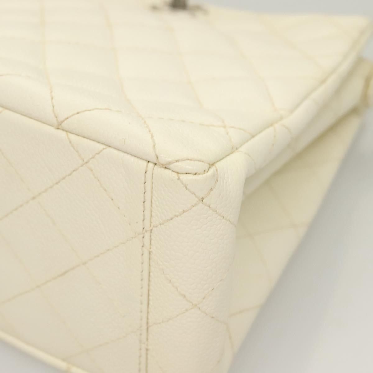 Chanel Chanel Vintage CC Shoulder Bag Quilted Caviar Size ONE SIZE - 12 Thumbnail