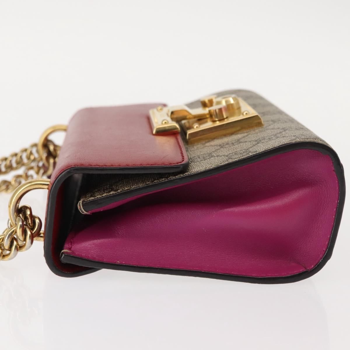 Gucci Gucci Padlock Shoulder Bag GG Coated Canvas and Leather Size ONE SIZE - 4 Thumbnail