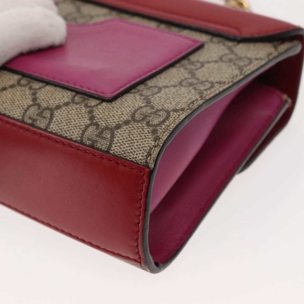 Gucci Gucci Padlock Shoulder Bag GG Coated Canvas and Leather Size ONE SIZE - 11 Thumbnail