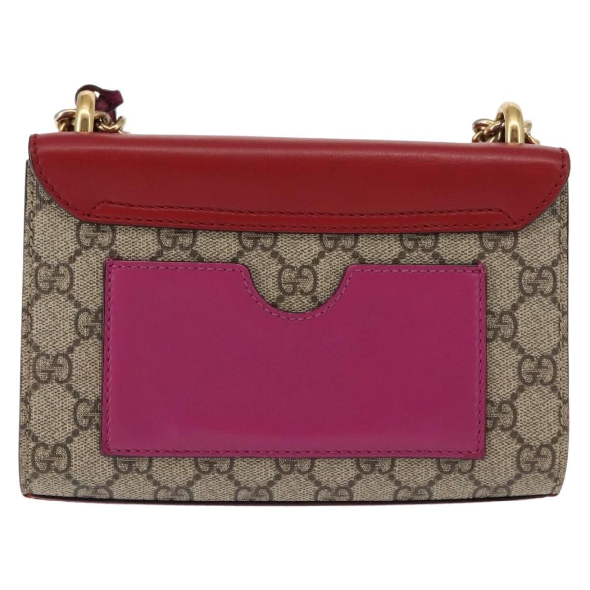 Gucci Gucci Padlock Shoulder Bag GG Coated Canvas and Leather Size ONE SIZE - 2 Thumbnail