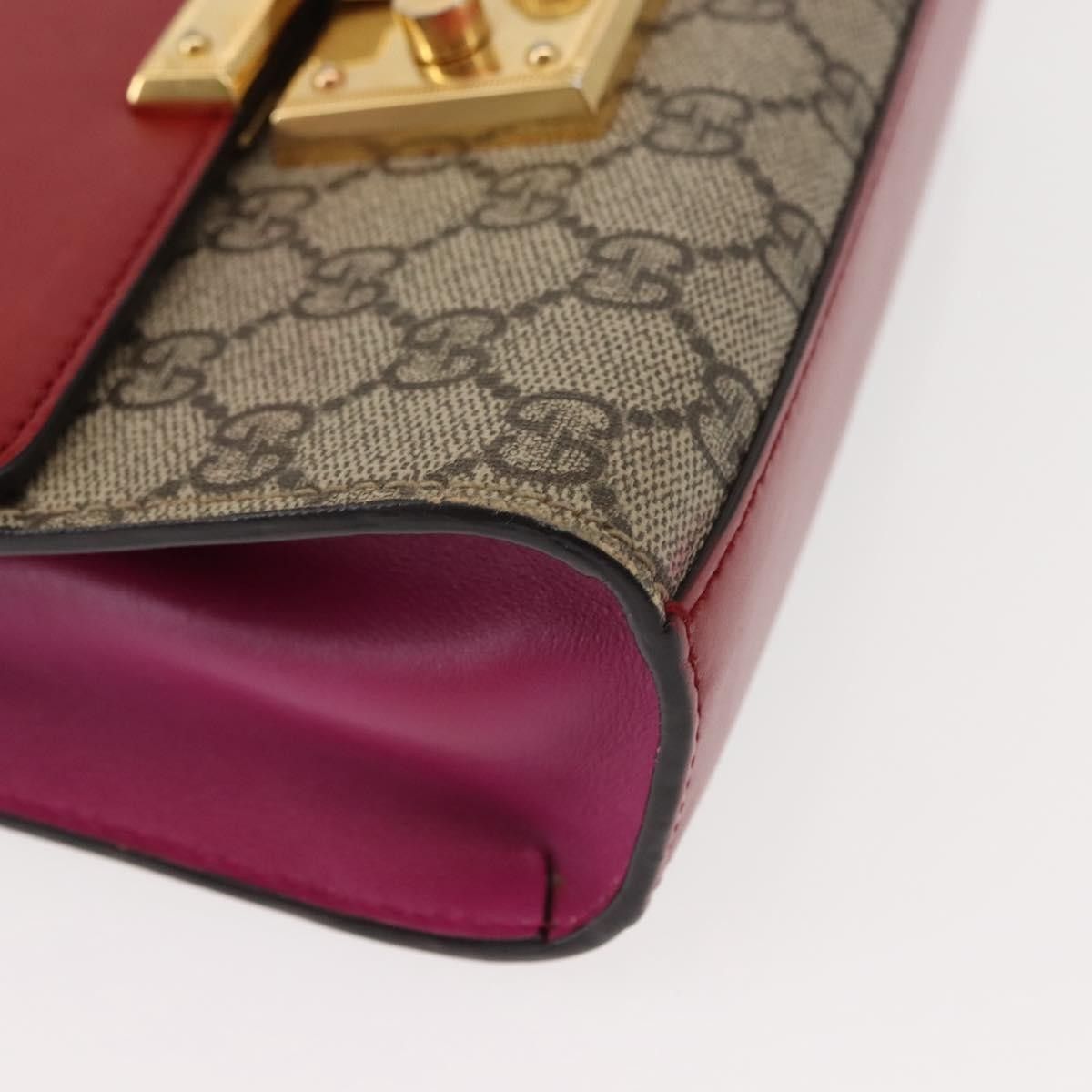 Gucci Gucci Padlock Shoulder Bag GG Coated Canvas and Leather Size ONE SIZE - 12 Thumbnail