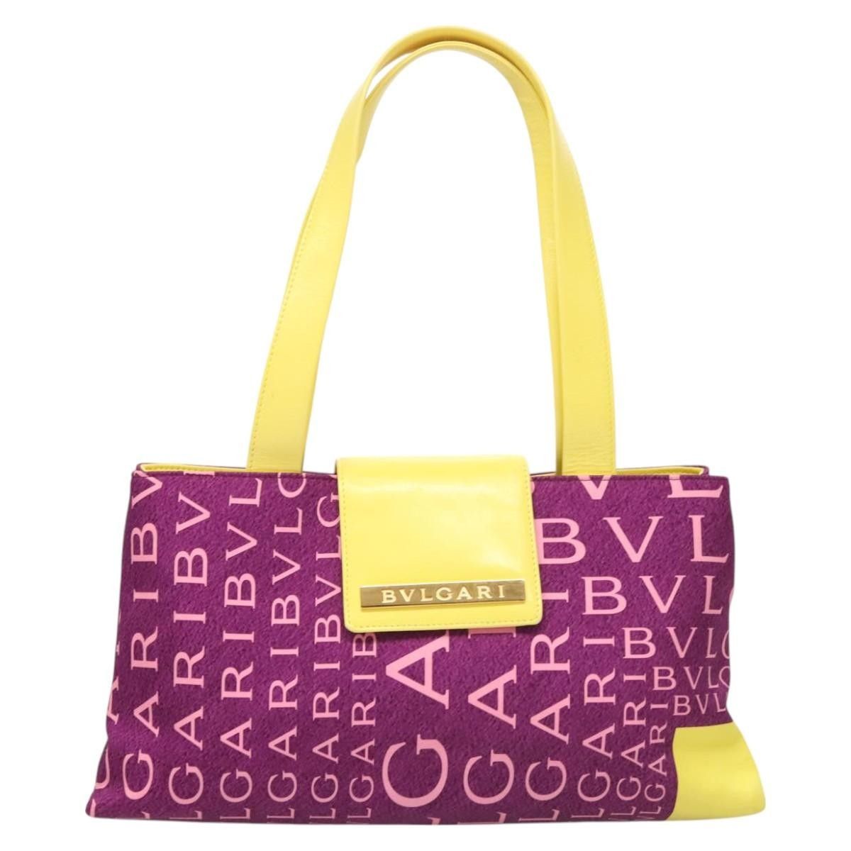 Bvlgari Bvlgari B.Zero1 Logomania Bag Canvas with Leather Size ONE SIZE - 24 Thumbnail