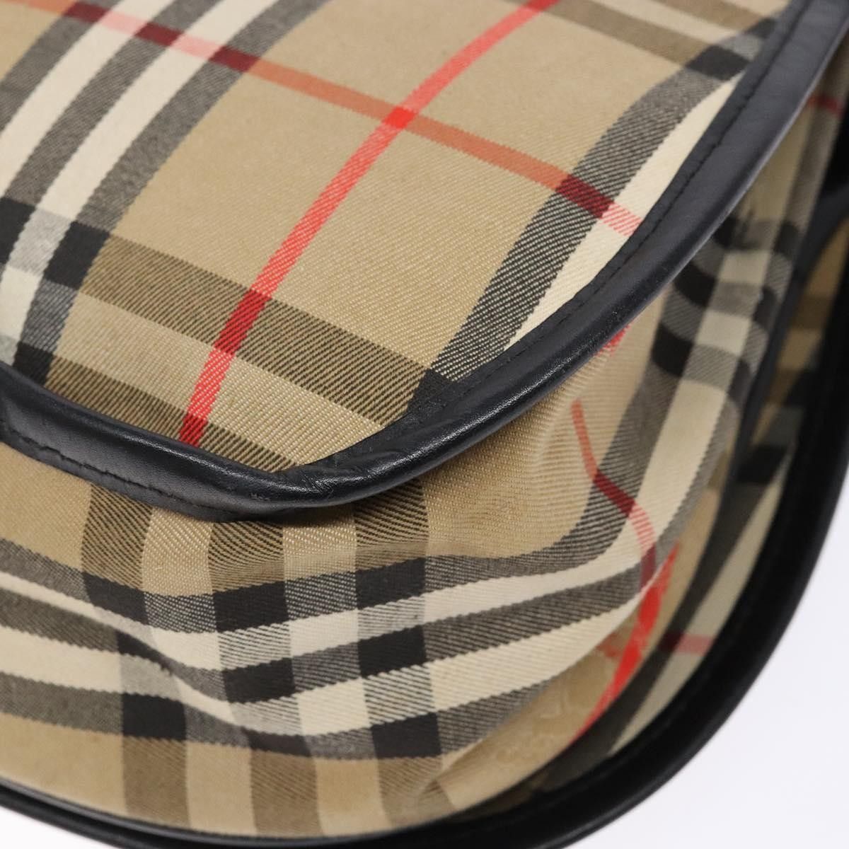 Burberry Burberry Flap Shoulder Bag Nova Check Coated Canvas Size ONE SIZE - 10 Thumbnail