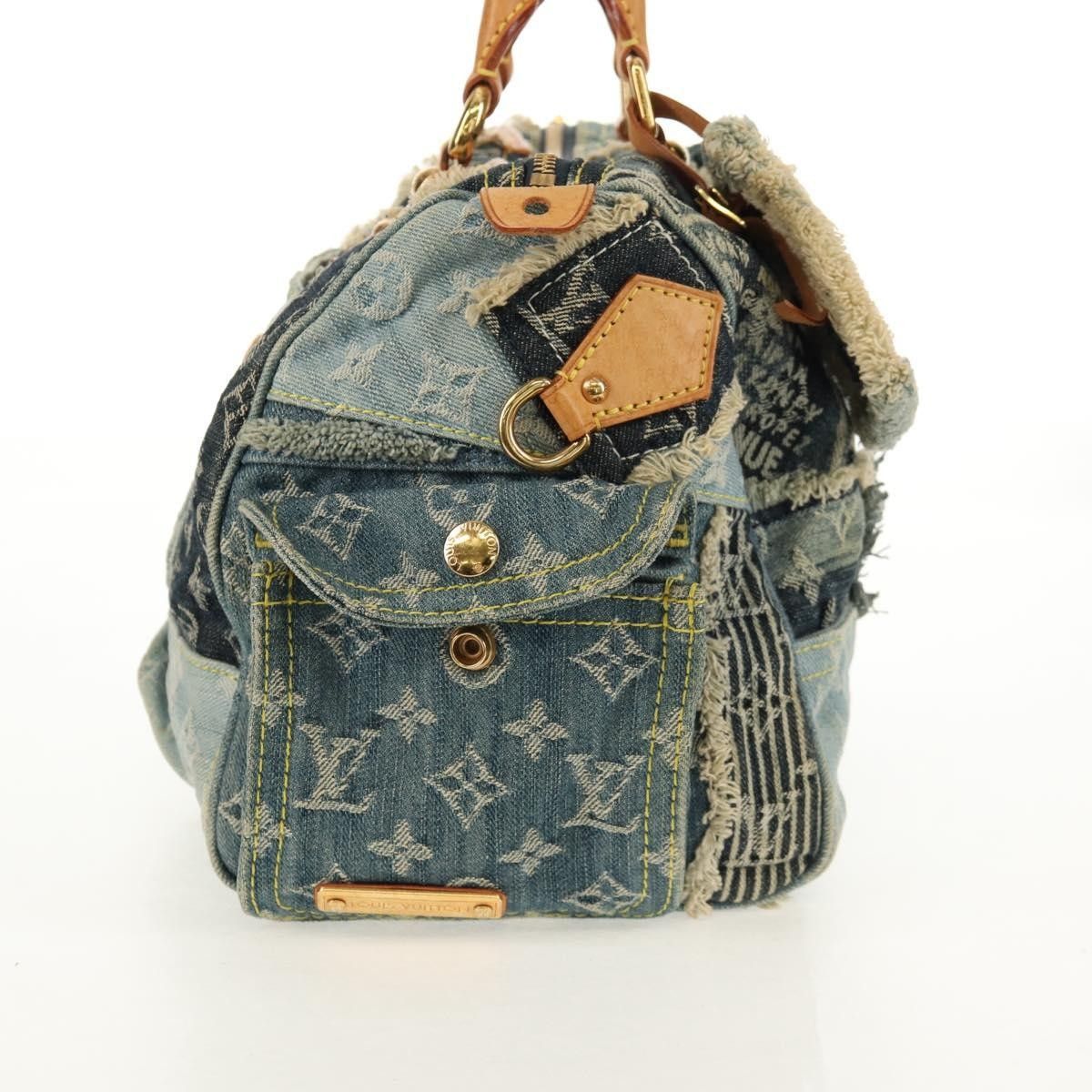 Louis Vuitton Louis Vuitton Patchwork Speedy Bag Denim Size ONE SIZE - 4 Thumbnail