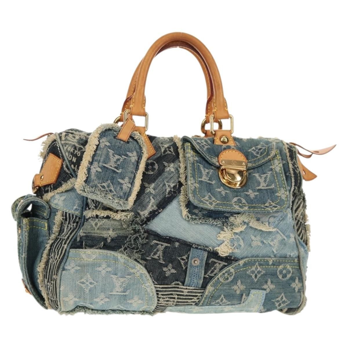 Louis Vuitton Louis Vuitton Patchwork Speedy Bag Denim Size ONE SIZE - 21 Thumbnail