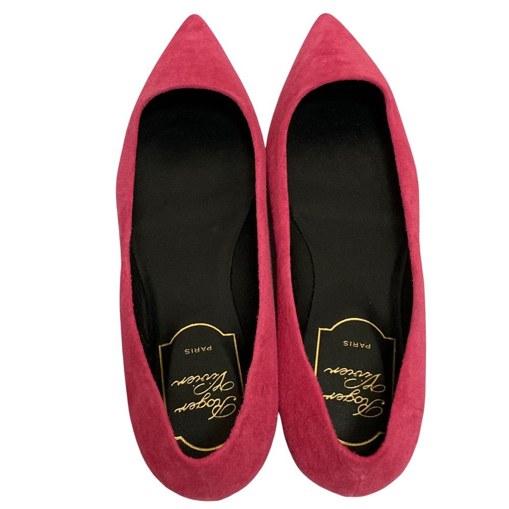 Roger Vivier Roger Vivier Roger Vivier Suede Ballerina Pumps Suede Shoes DUTY FREE for USA Size ONE SIZE - 4 Thumbnail