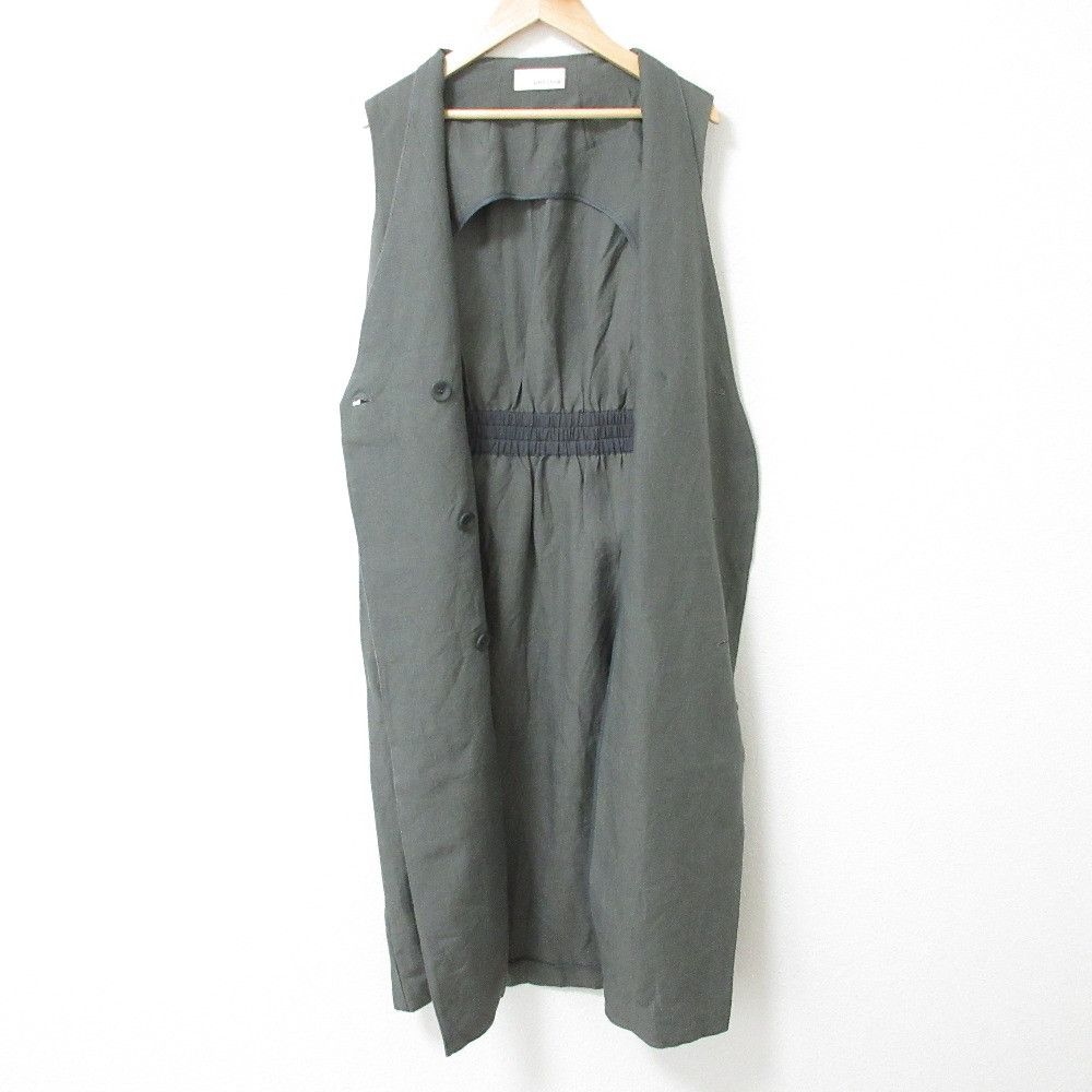 Other uncrave Natural Linen Long Gilet Dress Natural Material Dresses DUTY FREE for USA