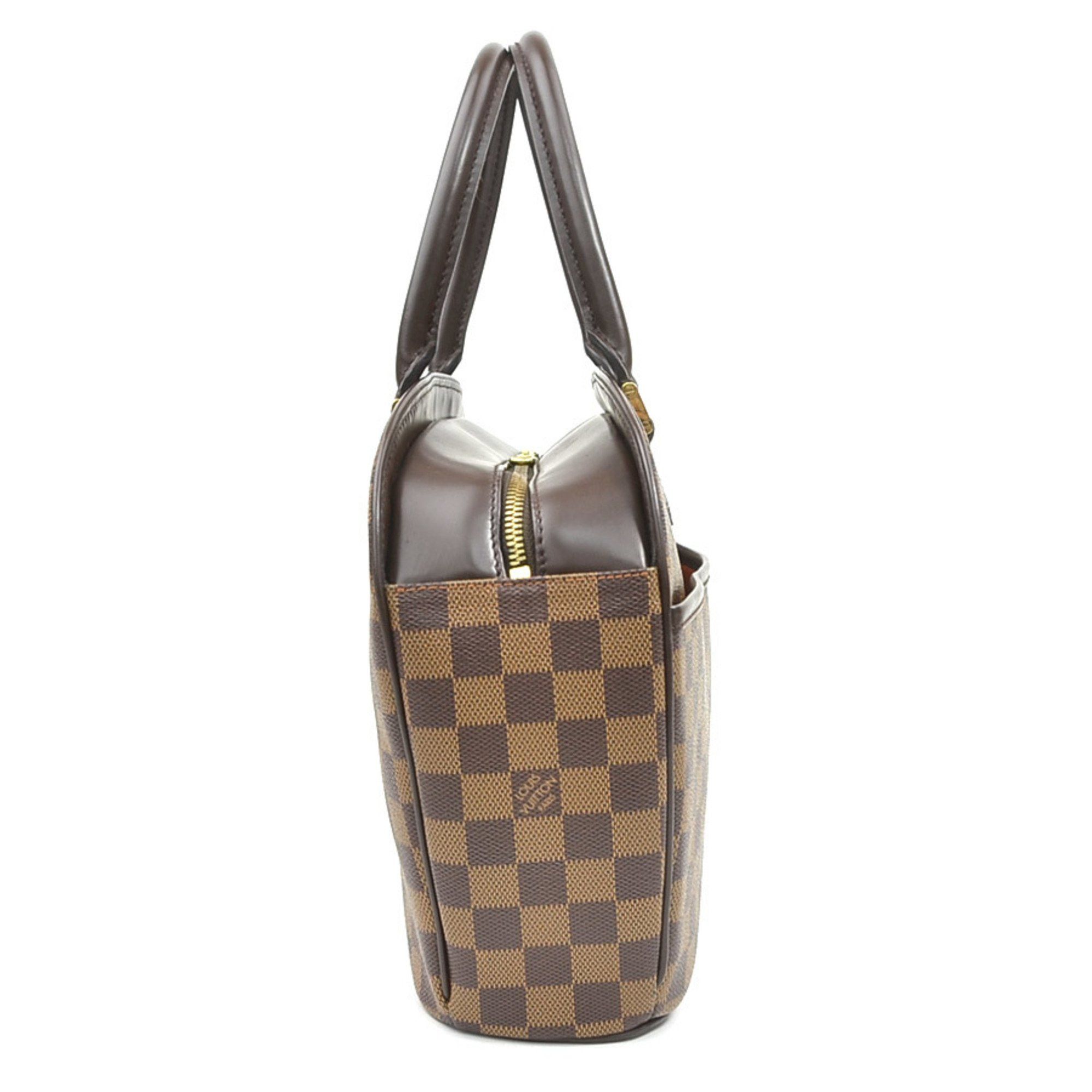 Louis Vuitton Louis Vuitton Damier Saria Horizontal Handbag in Canvas and Ebene Leather, Women's, N51282 (h31658a) Size ONE SIZE - 2 Thumbnail