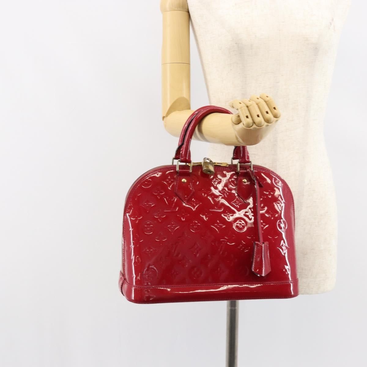 Louis Vuitton Louis Vuitton Alma Handbag Monogram Vernis Size ONE SIZE - 14 Thumbnail