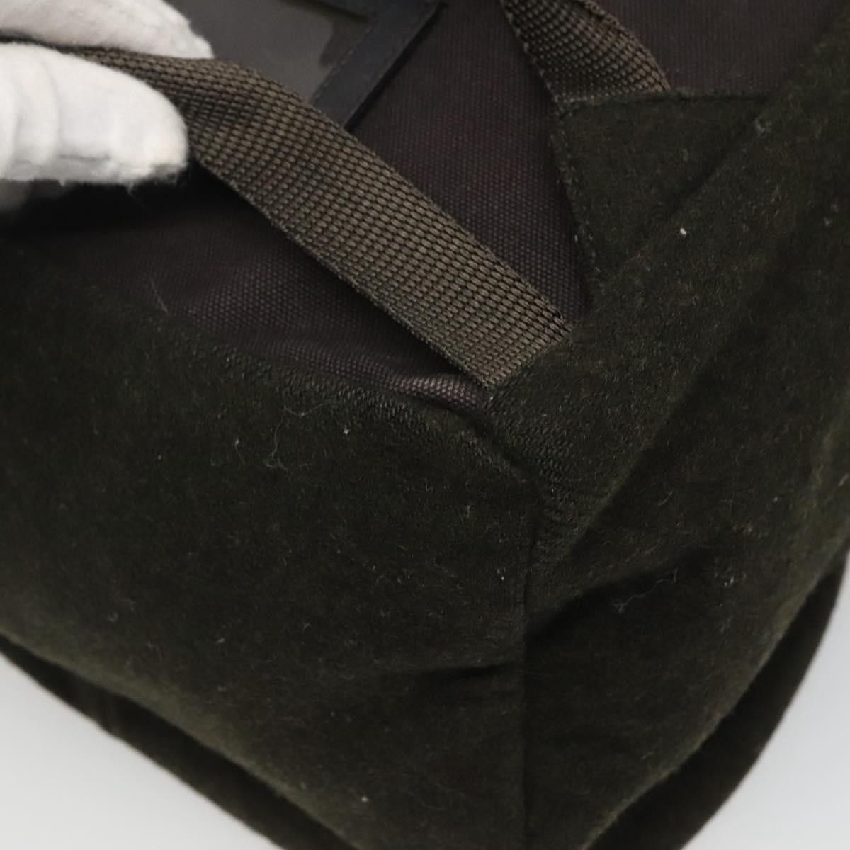 Prada Prada Single Buckle Pocket Backpack Wool Size ONE SIZE - 11 Thumbnail