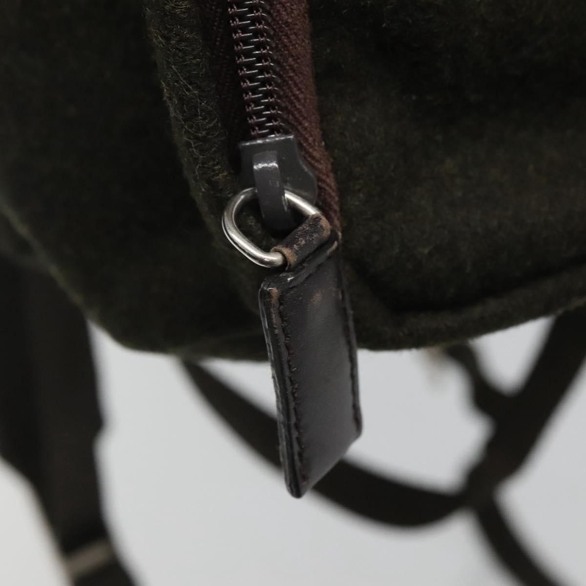 Prada Prada Single Buckle Pocket Backpack Wool Size ONE SIZE - 15 Thumbnail