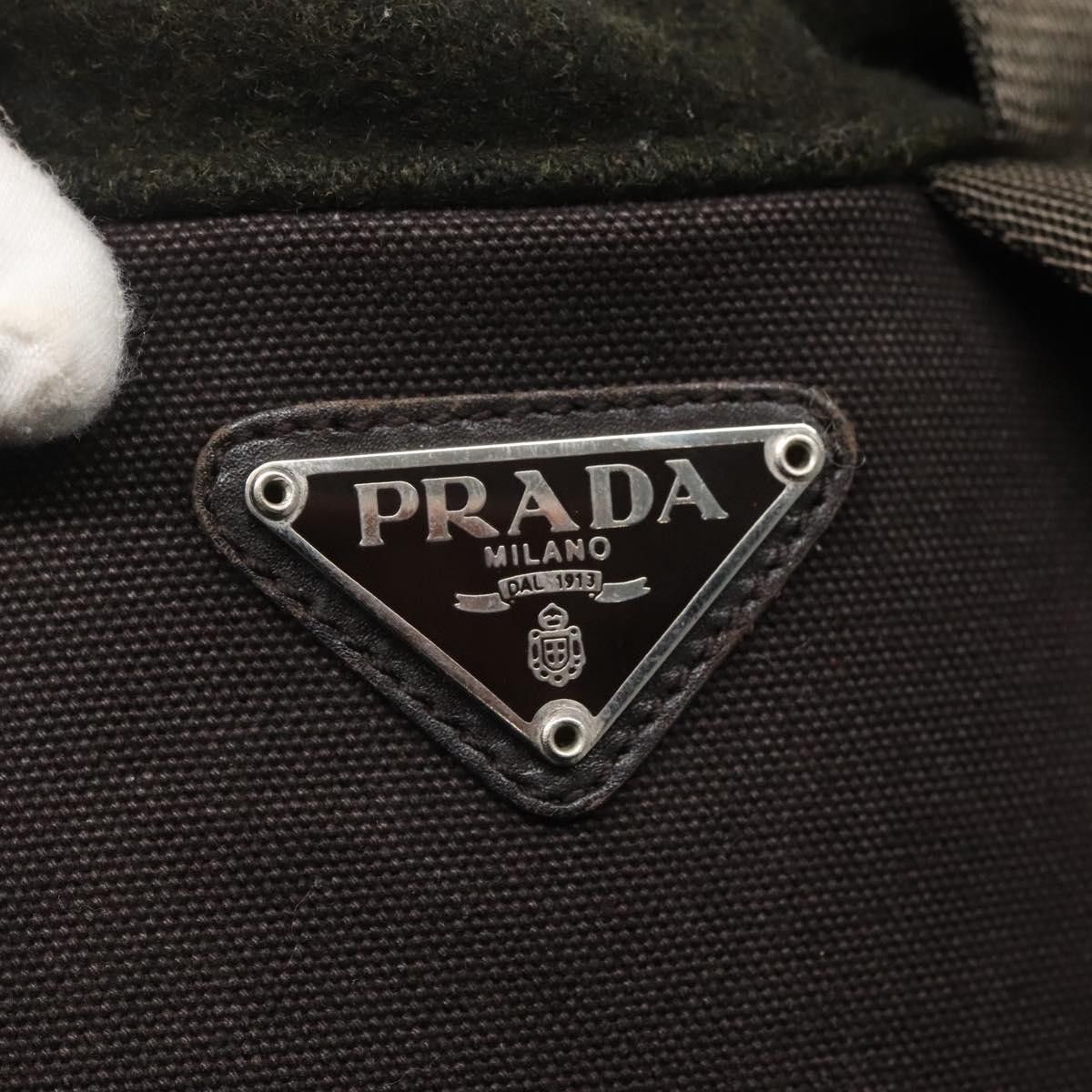 Prada Prada Single Buckle Pocket Backpack Wool Size ONE SIZE - 21 Thumbnail
