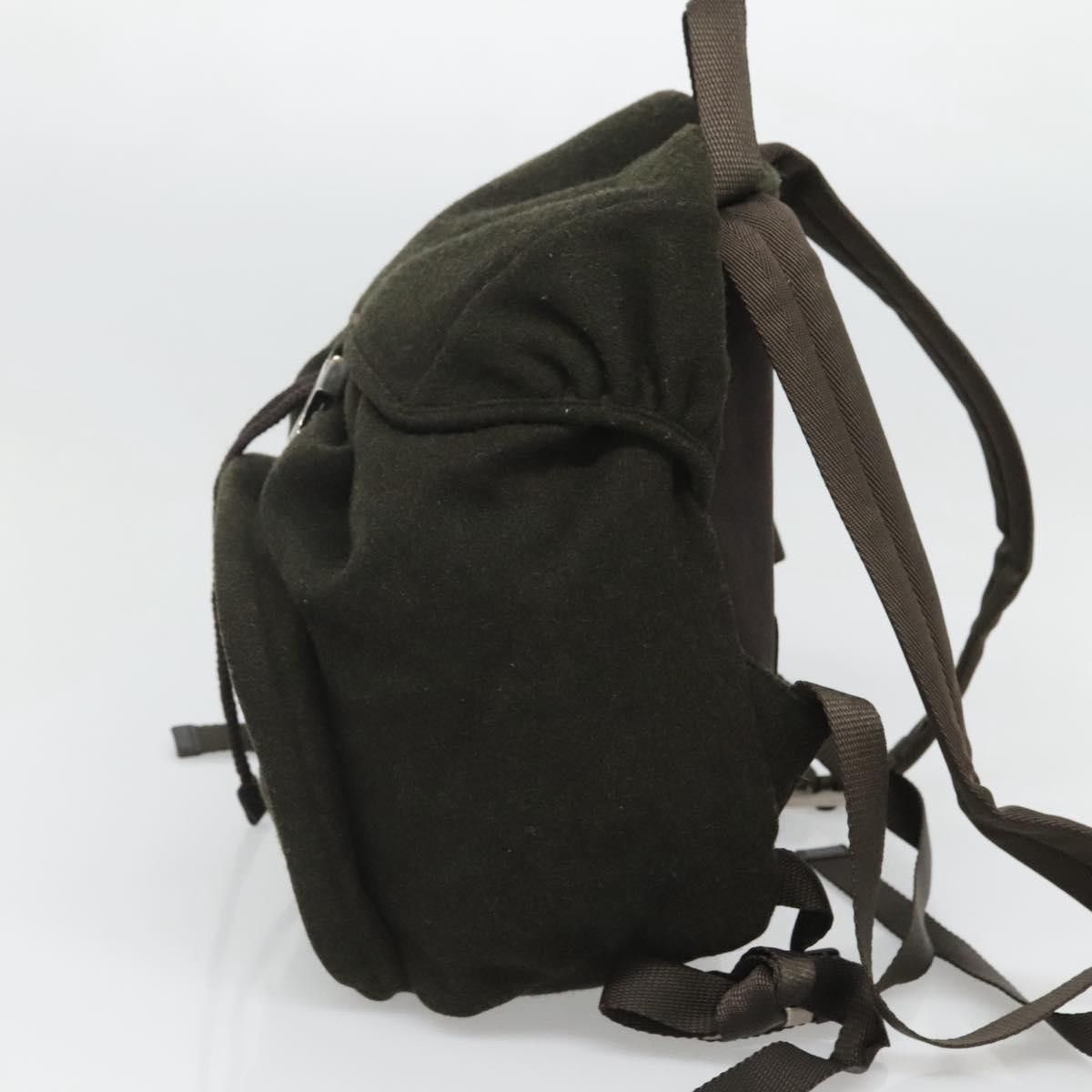 Prada Prada Single Buckle Pocket Backpack Wool Size ONE SIZE - 4 Thumbnail