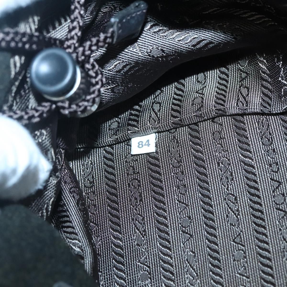 Prada Prada Single Buckle Pocket Backpack Wool Size ONE SIZE - 7 Thumbnail