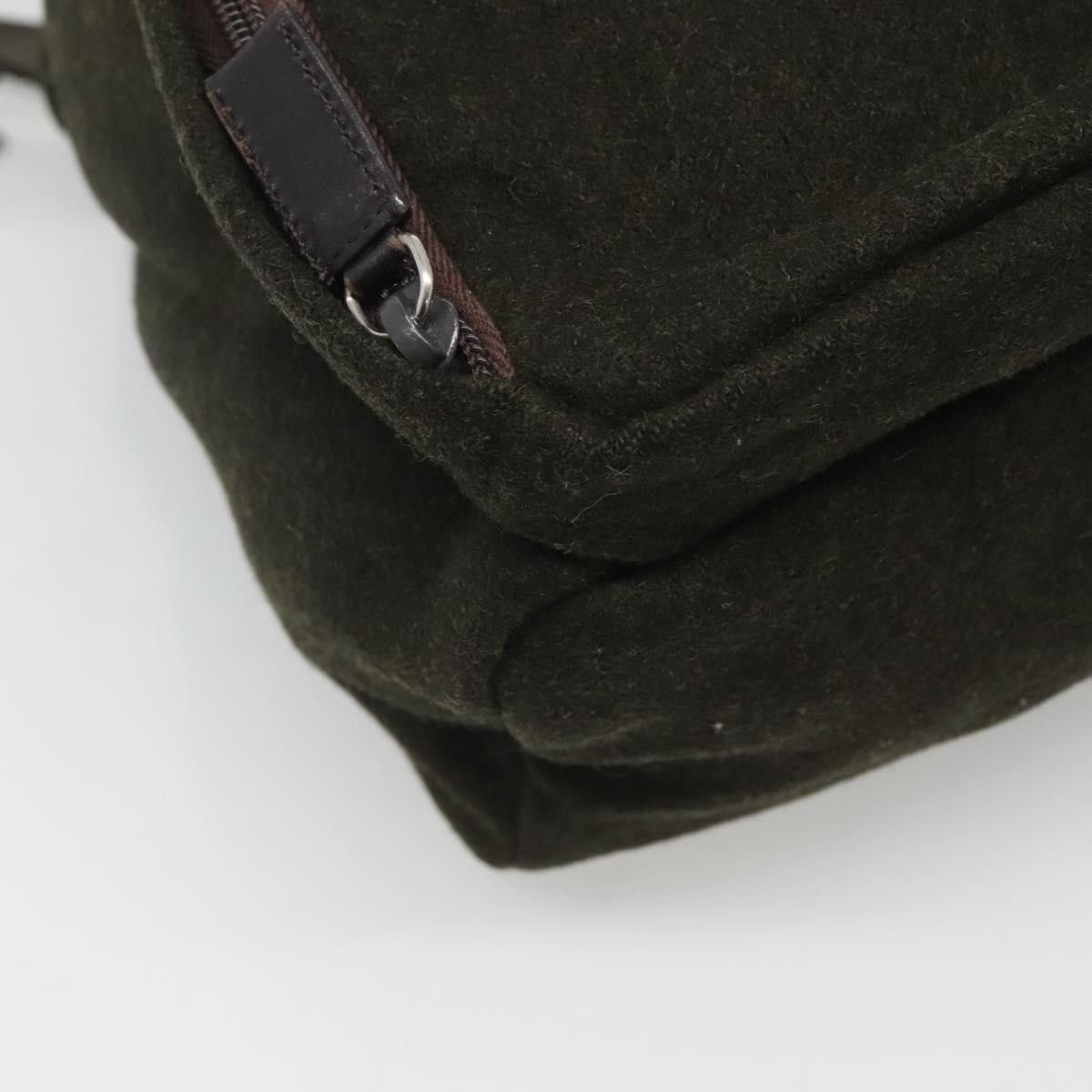 Prada Prada Single Buckle Pocket Backpack Wool Size ONE SIZE - 14 Thumbnail