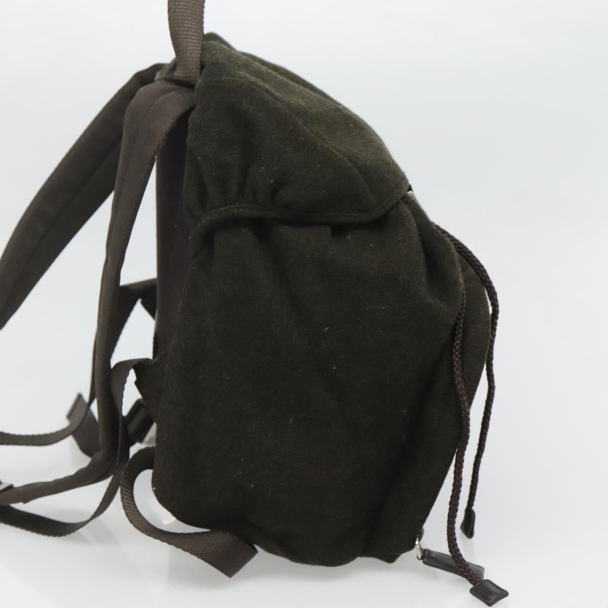 Prada Prada Single Buckle Pocket Backpack Wool Size ONE SIZE - 3 Thumbnail