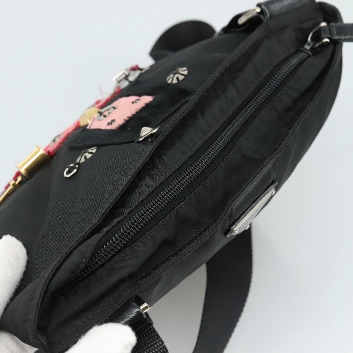 Prada Prada Flat Messenger Bag Tessuto Size ONE SIZE - 18 Thumbnail