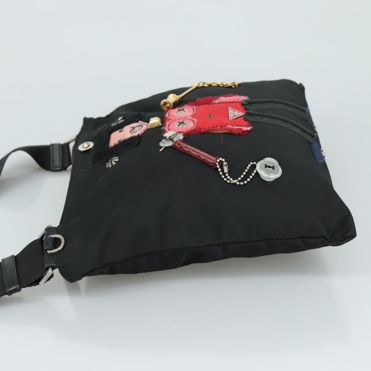 Prada Prada Flat Messenger Bag Tessuto Size ONE SIZE - 4 Thumbnail