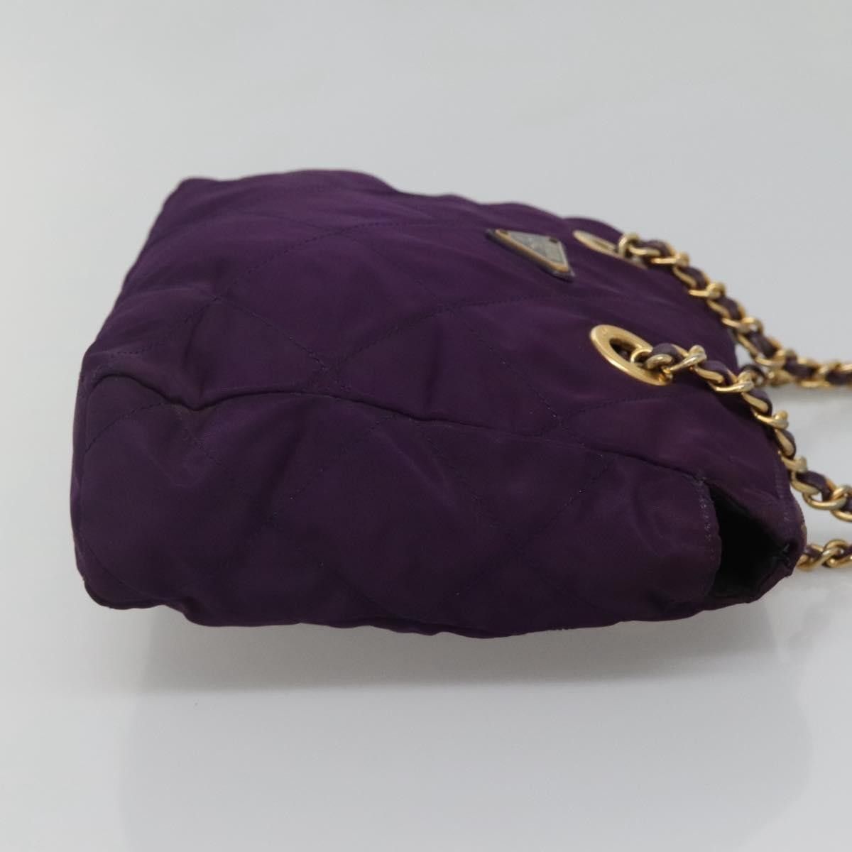 Prada Prada Chain Shoulder Bag Quilted Tessuto Size ONE SIZE - 3 Thumbnail