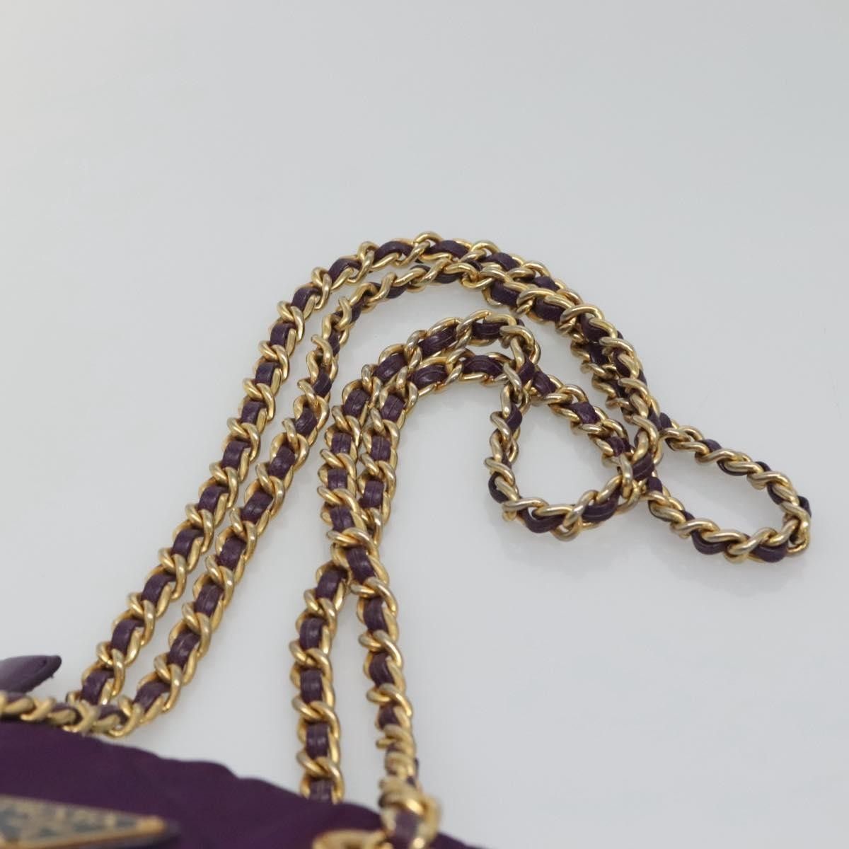 Prada Prada Chain Shoulder Bag Quilted Tessuto Size ONE SIZE - 17 Thumbnail