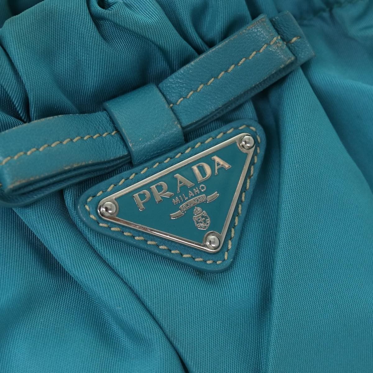 Prada Prada Bow Convertible Tote Tessuto Size ONE SIZE - 17 Thumbnail