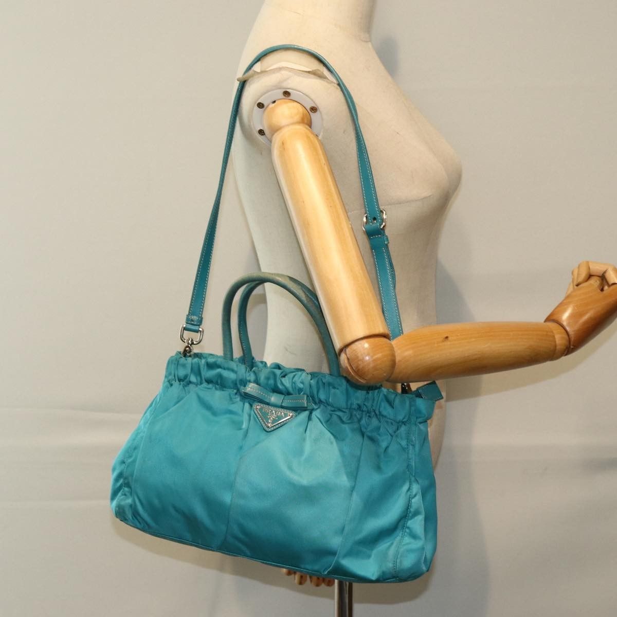 Prada Prada Bow Convertible Tote Tessuto Size ONE SIZE - 16 Thumbnail