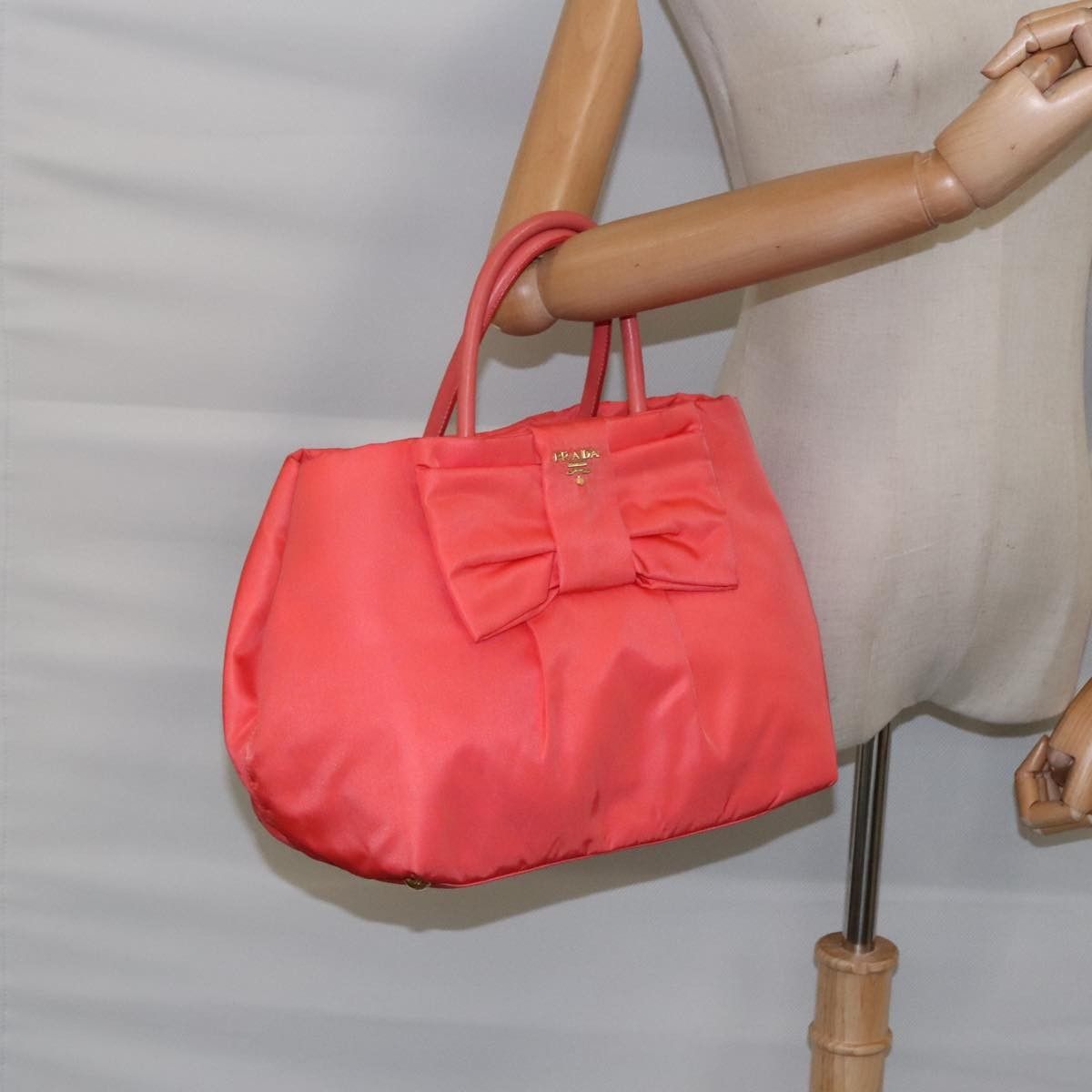 Prada Prada Bow Tote Tessuto Size ONE SIZE - 15 Thumbnail