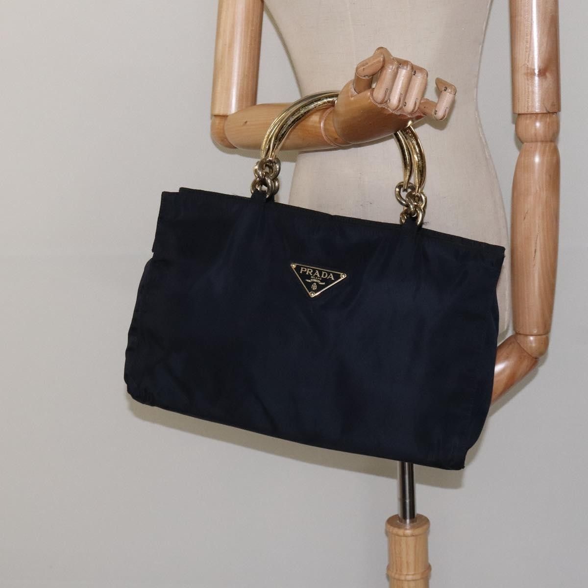 Prada Prada Metal Handles Tote Tessuto Size ONE SIZE - 15 Thumbnail